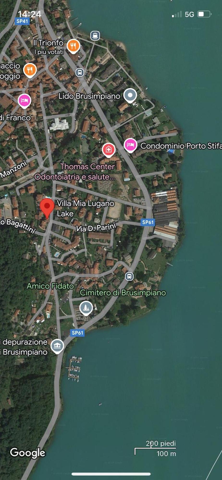 Villa Mia Lugano Lake Brusimpiano المظهر الخارجي الصورة